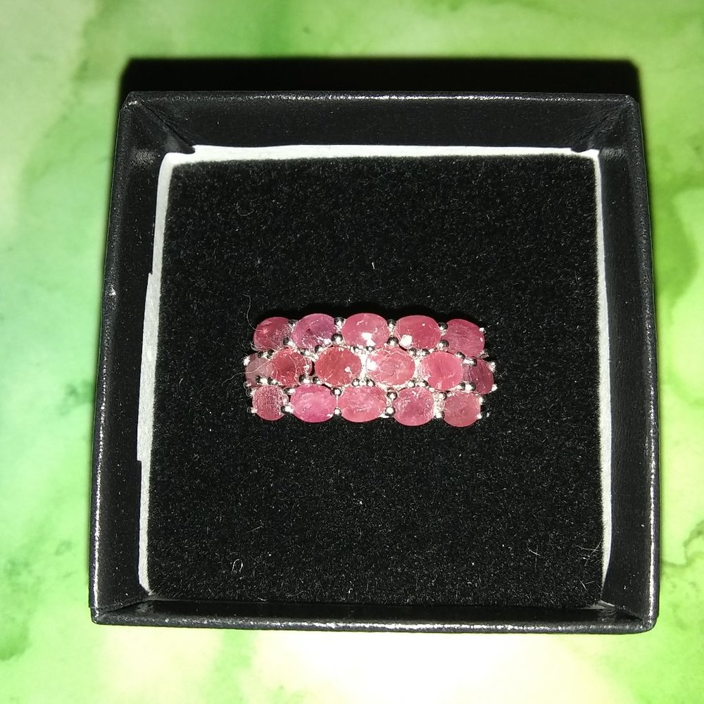 3.52 ctw Genuine Ruby Ring Size 7